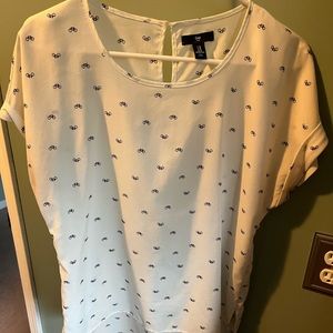 Bicycle Print Dress Shirt